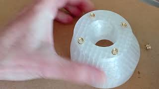 Caznic Xi v1 | Putting heat inserts (4x insert-m5) into core-motoradapter