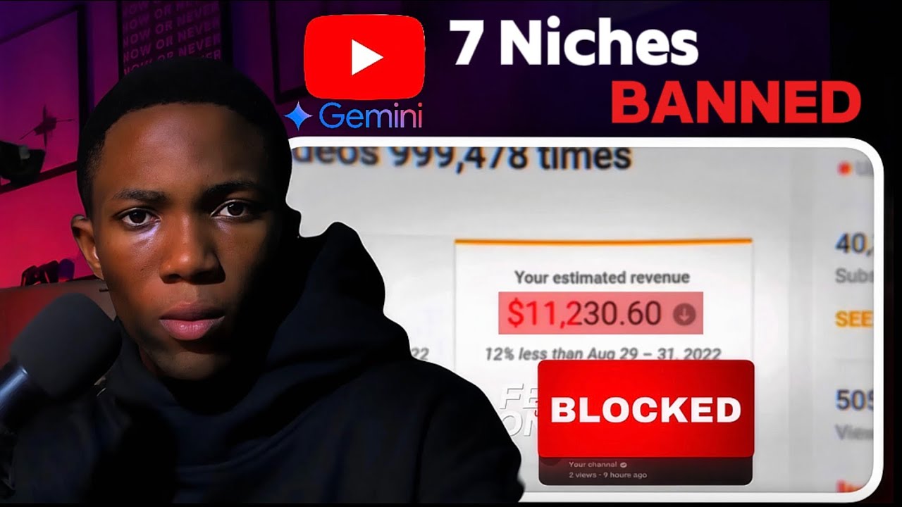 7 YouTube Niches Getting Channels Deleted And Demonetized By YouTube’s AI in 2026