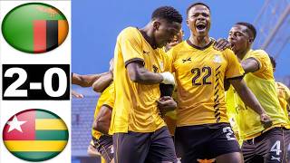 Zambia vs Togo highlights (2-0) - Africa Cup of Nations - Qualification