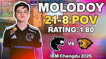 🔥 MOLODOY POV: DUST2 AWP MASTERCLASS vs Lynn Vision! | IEM Chengdu 2025