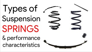 SUSPENSION SPRINGS types for your requirement | TUNING - Soft Stiff Progressive Dual rate