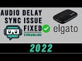 [FIXED] How To Fix Audio Delay 2022 Streamlabs OBS & Elgato HD60S - 3 Options Explained (English)