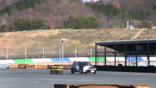 20101205栃木ジムカーナフェスティバルSS3　3rd driver 1st try：GA2