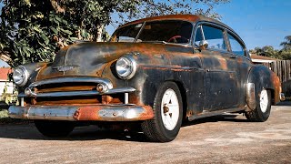 Abandoned 1950 Chevrolet Fleetline Deluxe Two Door Sedan Build Project
