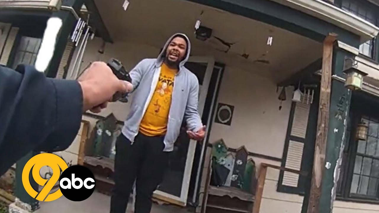 Body camera video Kadron Locklin and off duty police officer Andrew Carter; Heated exchange