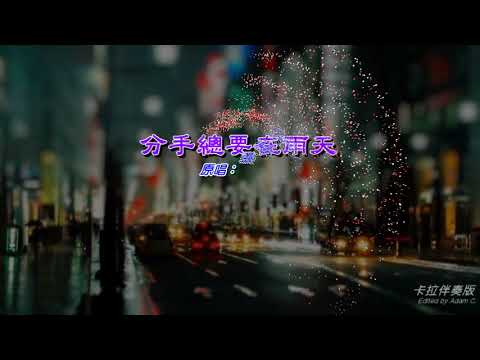 分手總要在雨天   張學友〈卡拉伴奏版〉