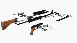 Japanese rifle. JGSDF type64 assault rifle. - YouTube