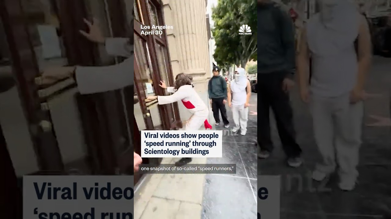 Viral videos show people ‘speed running’ through Scientology buildings