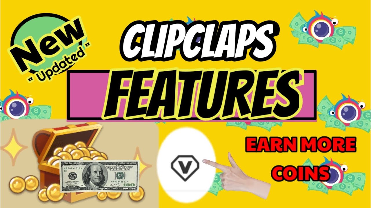 CLIPCLAPS NEW FEAUTURE EARN MORE COINS BY COMPLETING TASK, CLIPCLAPS FARMING TRICKS, GROW YOUR COINS