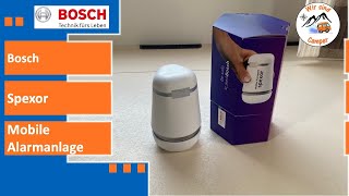 Hier kommt SPEXOR | Die mobile Alarmanlage von Bosch