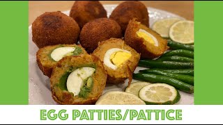 CRISPY ROUND EGG PATTIES / PATTICE RECIPE | EASY AUTHENTIC AT HOME INDIAN RECIPE