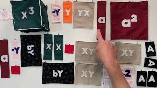 Gathering Like Terms with Algebra Tiles - Adding Polynomials