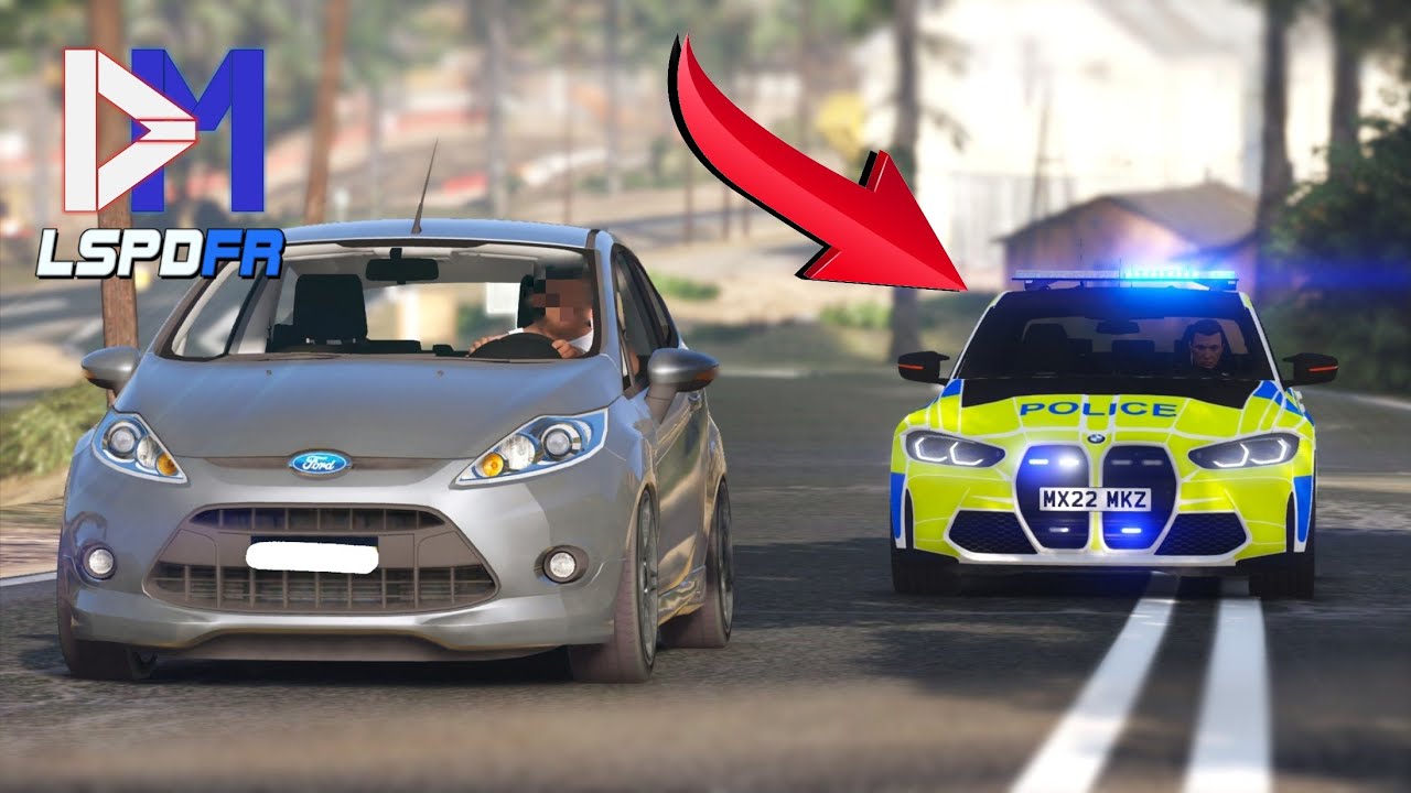 Наркоторговец убегает от САМОЙ БЫСТРОЙ МАШИНЫ ПОЛИЦИИ! | Подразделение дорожной полиции (мод брит...