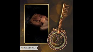 3D Key #FanArtFriday by @DistantDimensions!