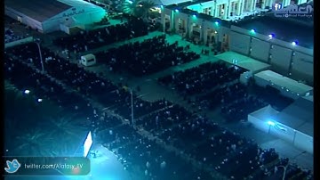 مبكية سورة الفتح بمقام العجم مشاري العفاسي المسجد الكبير رمضان لعام ١٤٣١