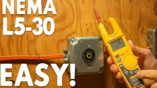 How to install a 30amp Nema L5-30 Receptacle Profile