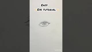 Learning one stroke at a time... today's lesson: eyes 👁️#youtubeshorts #shorts#art#eyetutorial