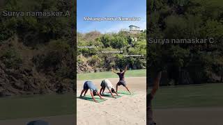 Ashtanga Surya Namaskar A B C 🌞 Full Flow | Sun Salutation for Beginners #suryanamaskar #yoga #ttc