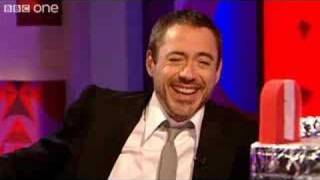 Jonathan Ross gets his helmet out for Robert Downey Jr - BBC