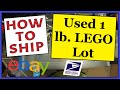 How To Ship a Used 1 lb. LEGO Lot | Easy, Fast & Safe | USPS Priority Mail Padded Flat Rate Envelope