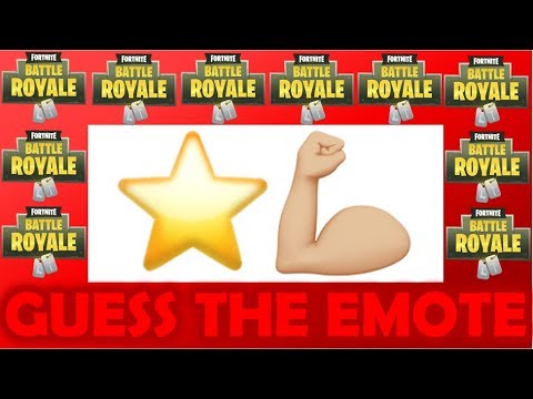 CAN YOU GUESS THE FORTNITE EMOTE BY THE EMOJI? - YouTube