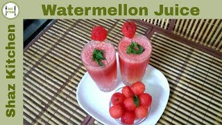 Tarbooz Ka Sharbat (Iftaar)Ramadan Recipe(In Urdu/Hindi)How To Make Refreshing Watermelon Juice screenshot 4