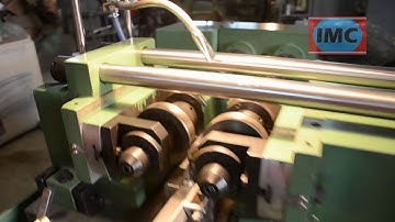 Knurling With Thread Rolling Machine on Copper