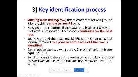 Unit No. 2 Keypad Interfacing with 8051: Theory