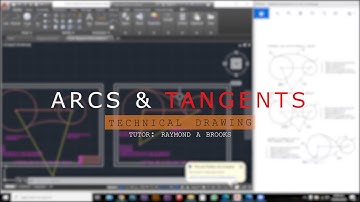 AutoCAD: How to create External & Internal Arcs to two unequal circles [Arcs & Tangents]