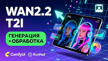 Wan2.2 Генератор изображений в ComfyUI + Апскейлинг и обработка (Workflow + RunPod). Text-to-Image 🚀