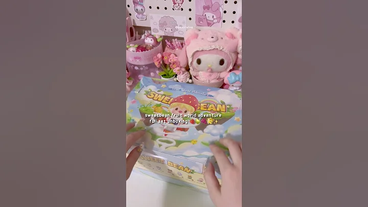 sweetbean fruit world full set unboxing 🍓 #popmart#unboxing #kawaii #blindbox #sanrio #asmr #fyp