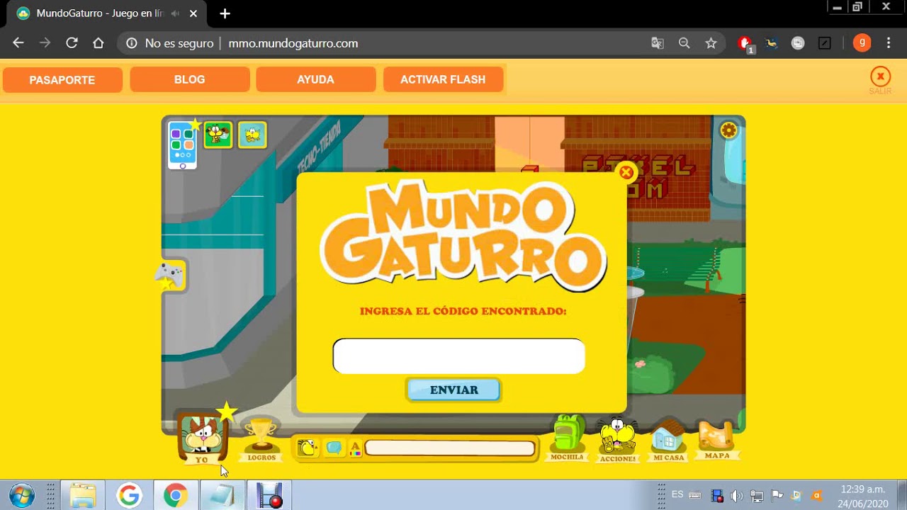 CODIGOS DE MUNDO GATURRO - YouTube