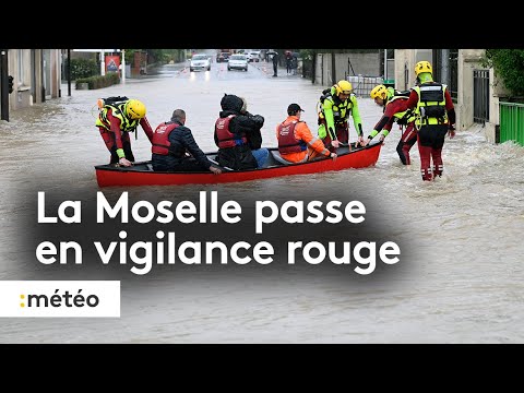 Inondations en Moselle : la vigilance rouge crues est maintenue samedi 18 mai • FRANCE 24