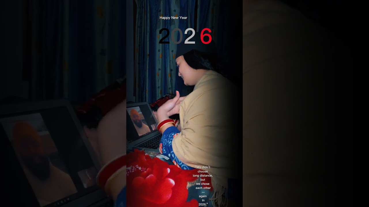 “We didn’t choose long distance, but we chose each other — again in 2026.” 