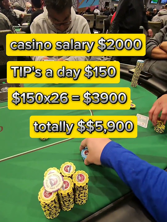 How Much Do Poker Dealers Make how much does a US DEALER earn? #poker #dealer #pokerdealer #