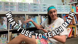 SETTING UP MY SPECIAL EDUCATION MATH MATERIALS AND CURRICULUM!