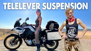 Why BMW GS riders like to stop so much - secret telelever suspension confidence explained