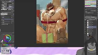 お絵描き練習配信
