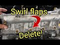 How to remove the intake manifold to remove swirl flaps alfa romeo 19 multijet 16v