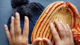 Fisherman's Rib in the round (1 or 2color): a Knittycat's Knits Tutorial