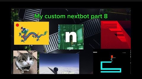 My custom nextbot that I created in the game Nico’s nextbot part 8