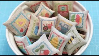 Cute Little Cross Stitch Pillows Tutorial