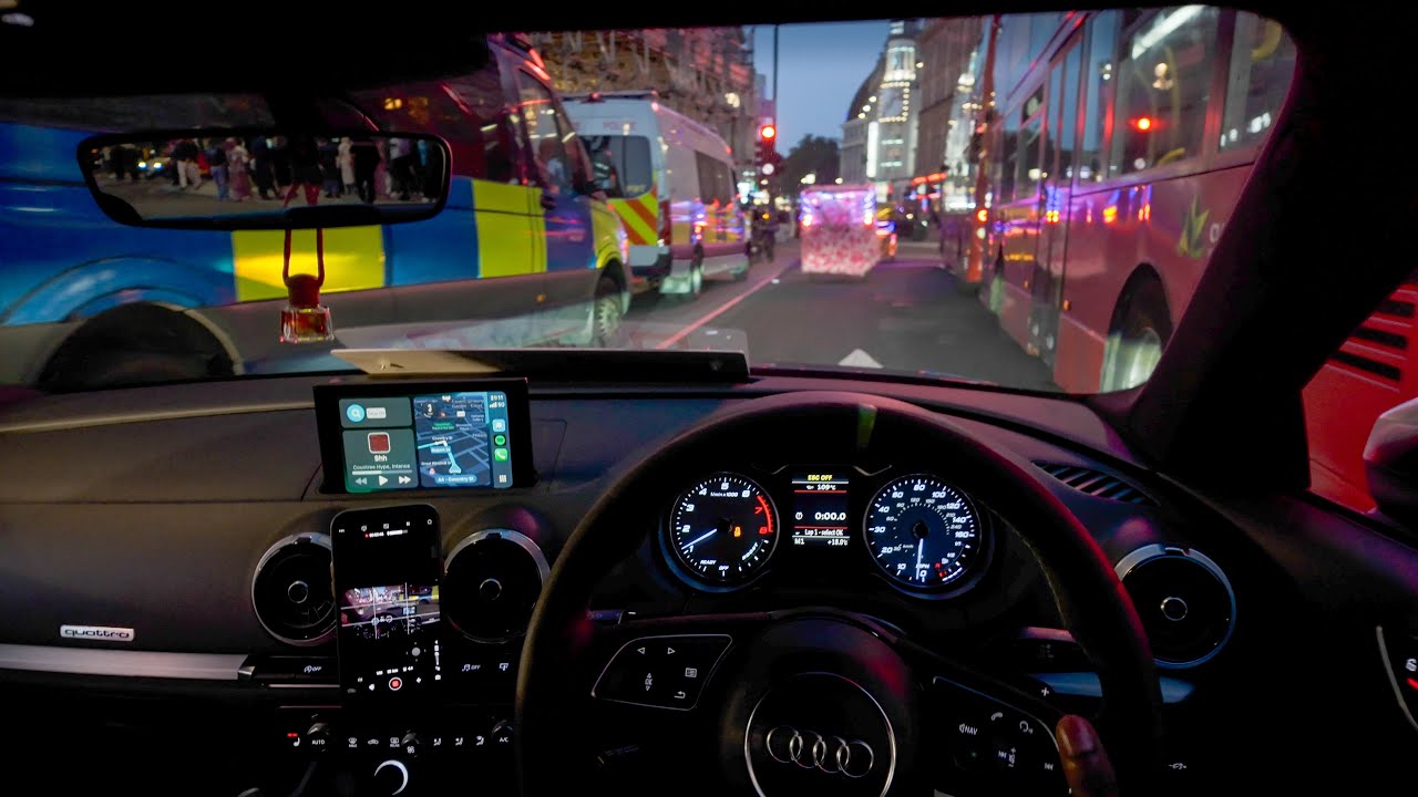 STRAIGHT PIPE AUDI S3 TERRORISING CENTRAL LONDON POV