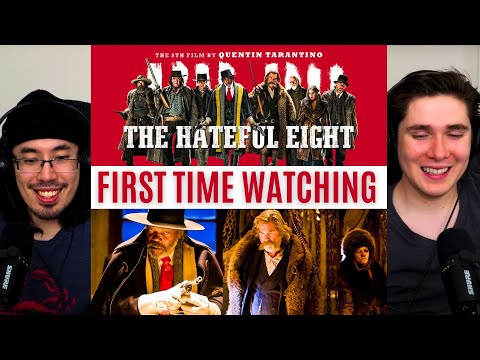 REACTING to *The Hateful Eight* A TRUE WESTERN??!! (First Time Watching) Tarantino Movies