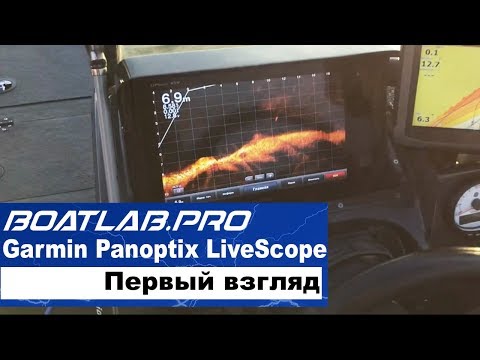 Новинки. Garmin Panoptix LiveScope. Первый взгляд.