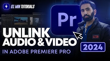 How To Unlink Audio And Video in Premiere Pro 2024 | Separate Audio From Video In Premiere Pro