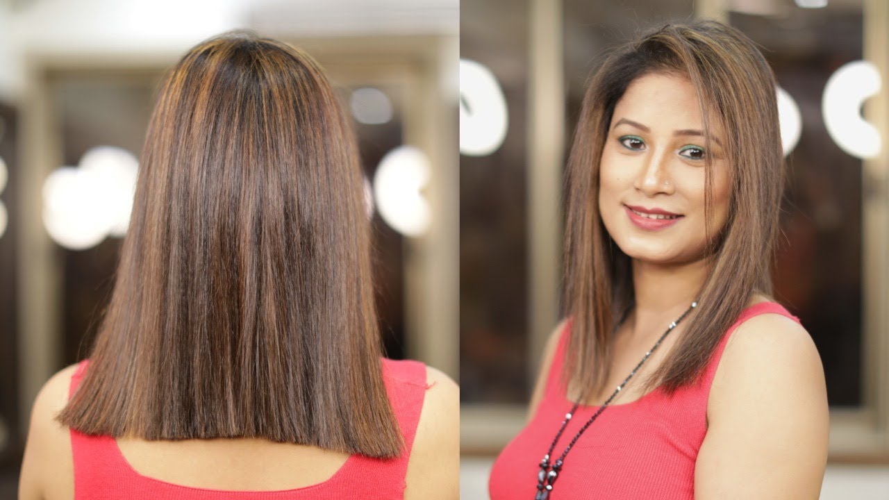 Highlights On Straight Hair With Fine Weaving Highlights by Jas Sir