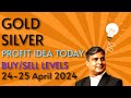 Will gold price crash more today  has silver price bottomed buy gold  silver targets 24 april