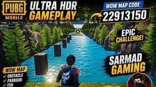 Pubg mobile WOW map code 22913150/ Ultra HDR graphics gameplay #roblox #unfrez #foryou #13million  screenshot 5