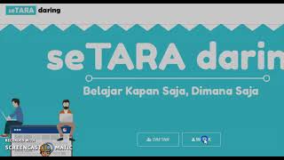 Cara mengisi profile di Setara Daring (UPK)